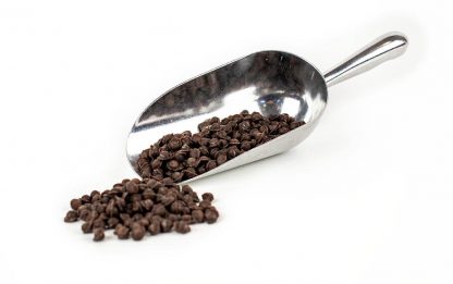 Stainless steel scoop with Chocolate Fudge Balls 6mm(192122.2)