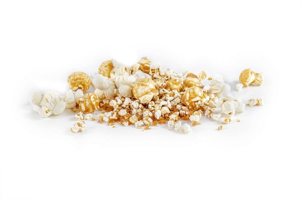 4 Types of Popcorn in mixed Pile
