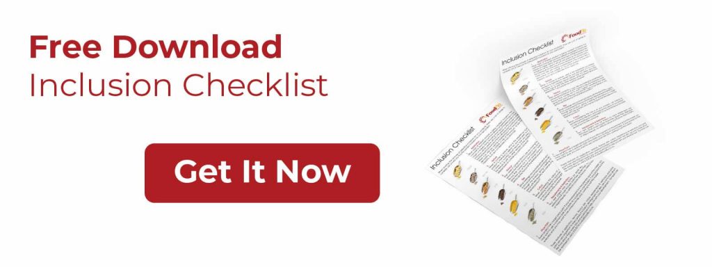 Inclusion Checklist Slider - Free Download - Get it now